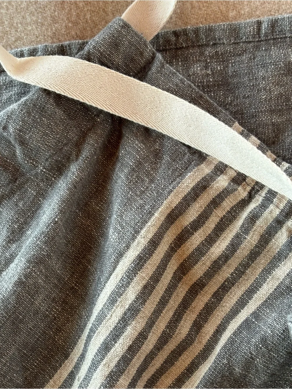 Scandinavian Linen and Cotton Apron